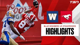 Winnipeg Blue Bombers vs Calgary Stampeders  CFL HIGHLIGHTS [upl. by Olivia]