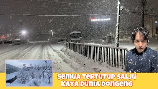 BERANGKAT KERJA JAM 4 SUBUH PAS HUJAN SALJU SAMPAI SUSAH JALAN [upl. by Alexis]