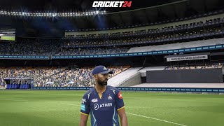 Cricket 24 New Update  Most Realistic NMS Stadium  IPL 2022 Final GT vs RR Gameplay [upl. by Notsuoh]