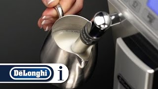 How to Make Hot Milk Not Frothed Using Your DeLonghi Autentica ETAM 29620 Coffee Machine [upl. by Einej301]