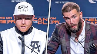 Canelo Alvarez vs Caleb Plant • FULL FINAL PRESS CONFERENCE • ShowTime Boxing [upl. by Magan208]