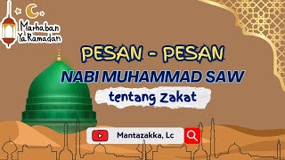 Pesan  pesan Nabi Muhammad SAW tentang Zakat  Untaian Hikmah [upl. by Cusick]