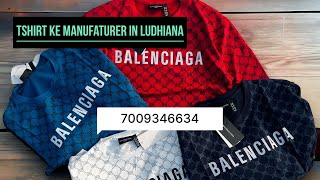 Tshirt manufacturer of ludhiana Tshirt ke Wholesaller in ludhiana khatri fashions [upl. by Akemrehs]