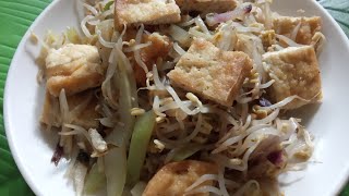 how to cook ginisang togue with tokwasaki mix vlog [upl. by Suiram38]