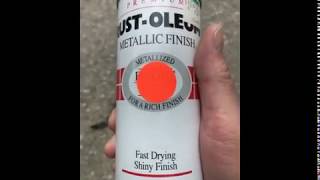 A Fun Way to Dispose of a Can of Spray Paint That Wont Spray [upl. by Francine]