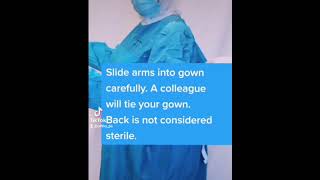 How To Gown and Glove for Surgery [upl. by Egreog]