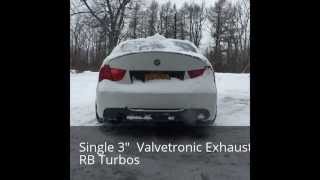 BMW N54 Hybrid Turbo Exhaust Sounds RB Turbo vs Hexon Autowerks [upl. by Aivul699]