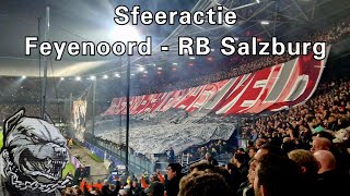 Sfeeractie Feyenoord  RB Salzburg spandoek [upl. by Maximo860]