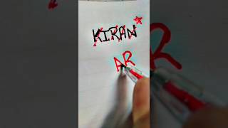 Kiran name logo style 😱🔥shortvideo logo viral [upl. by Nelram]