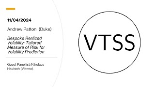 Bespoke Realized Volatility Tailored Measure of Risk for Volatility Prediction [upl. by Maxim226]