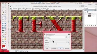gimp 28 tutorial  Hintergrundfarbe ändern  Hintergrundfarbe füllen Schriftarten [upl. by Legra]