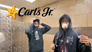 HOTBOXING CARLS JR THEN ORDERING [upl. by Ayiram506]