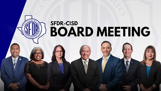 SFDRCISD Board Meeting  October 28 2024  600pm [upl. by Tharp]