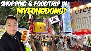 Shopping amp Foodtrip in Myeongdong Seoul South Korea 🇰🇷  Jm Banquicio [upl. by Evangelia]