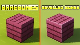 Barebones vs Bevelled Bones  Texture Comparison [upl. by Pauwles]