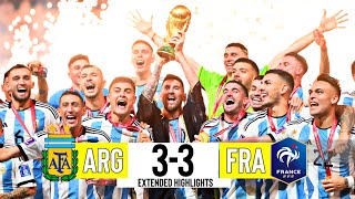 Argentina vs France  33  Extended Highlights amp Goals  World Cup Final 2022 [upl. by Aseyt]