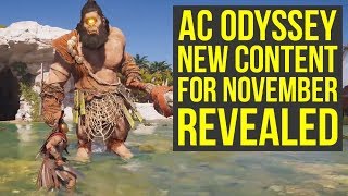 Assassins Creed Odyssey DLC  Mythical Creature LEVEL CAP UPGRADE amp More In November AC Odyssey [upl. by Melc255]