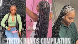 TIKTOK BRAIDS COMPILATION 2023 TheStyleSavvy [upl. by Nnyleimaj]