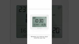 Al Fajr Azan Desk Clock Type Model CF 19 [upl. by Germann]