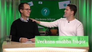 Veckans snabba frågor  Håll koll med Nicklas amp Philip [upl. by Oizirbaf642]