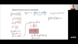 215 Ejemplo de función inversa y comprobación [upl. by Richela]