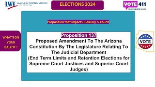 2024 Whats on Your ballot Proposition 137 [upl. by Arv]