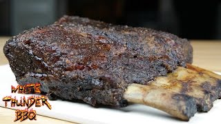 Texas Style Beef Ribs  Smoked BBQ Dino Ribs [upl. by Verena]