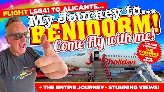 FLIGHT LS641 to ALICANTE my Entire Journey to BENIDORM inc COACH Transfers to the Hotel SEE IT all [upl. by Salim]