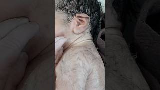 Extra hairs and vernix body baby just after birthcute baby shorts shortvideo viralshorts [upl. by Domineca714]