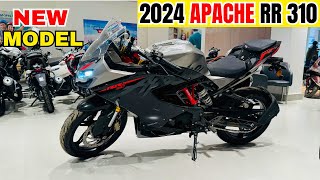 Finally 2024 TVS Apache RR 310 BS7✅Detailed Review  On Road Price  Changes  Features  Update🔥🔥 [upl. by Erena]