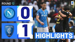 NAPOLIEMPOLI 01  HIGHLIGHTS  Kovalenko stuns champions at the Diego Maradona  Serie A 202324 [upl. by Anelam]