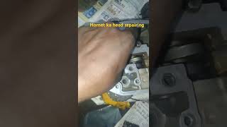 Hornet bike ka head repairing video automobile bikeengine trending [upl. by Retseh]