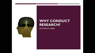 Why do we conduct research [upl. by Oehsen]