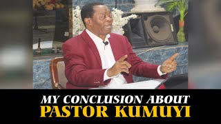 Pastor Dr Z A Ogunsanya My Conclusion About Pastor Kumuyi [upl. by Gilleod]