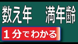 数え年とは何か？ 数え年と満年齢の違い。その計算方法を解説 [upl. by Goto214]