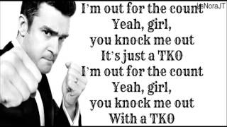 Justin Timberlake ft Timbaland TKO  The 2020 Experience 2 of 2  Lyrics On Screen [upl. by Llehcear]