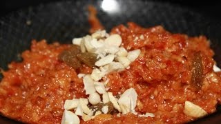 Gajar ka Halwa Recipe in HindiHow to make Carrot Halwa with Mawa Khoa Milk [upl. by Ahsinehs]