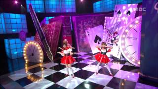 Orange Caramel  AIng 오렌지 캬라멜  아잉 Music Core 20101120 [upl. by Marpet]