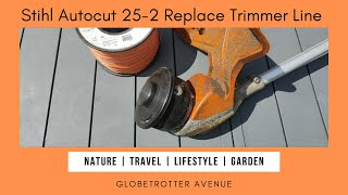 How to restring a Stihl FSA 90 R trimmer line [upl. by Nauquf198]