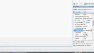 VBNET ContextMenuStrip creating a right click menu item for your project [upl. by Silvan]