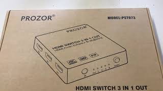 PROZOR HDMI AUDIO EXTRACTOR [upl. by Enaj469]