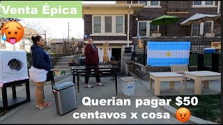 😡Señora me queria Pagar 1 Dolar y 50 Centavos X cosa😡  VENTA DE GARAGE EN USA LO QUE TIRAN EN USA [upl. by Branca341]