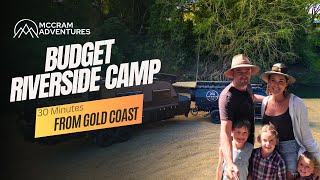 BUDGET Riverside Camping and Rainforest Trek  30 mins from Gold Coast [upl. by Rosenblatt]