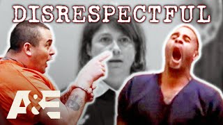 Most Disrespectful Defendants MEGACompilation  Court Cam  AampE [upl. by Ekud]