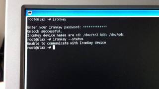 IronKey  linux error [upl. by Chaffee]