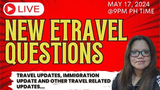 🔴 LIVE FREQUENTLY ASKED QUESTION ON THE NEW ETRAVEL  WHY ETRAVEL GET SO MUCH HATE FROM TRAVELERS [upl. by Auhel]