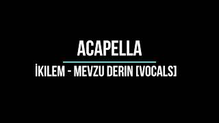 İkilem Mevzu Derin vocals [upl. by Ellinger67]