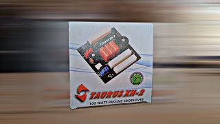 TAURUS XH2 2quot 100 WATT PASSIVE CROSSOVER 750 NETWORK UNBOXING amp REVIEW [upl. by Nahum391]