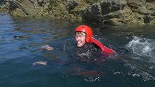 Coasteering Adventure Arete Outdoor Centre Wales [upl. by Fulviah]