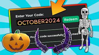 9 NEW CODES ALL OCTOBER 2024 Roblox Promo Codes For ROBLOX FREE Items and FREE Hats 2024 UPDATED [upl. by Ardnola166]